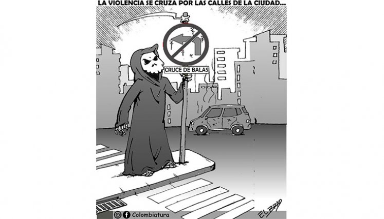 Caricatura @Colombiatura