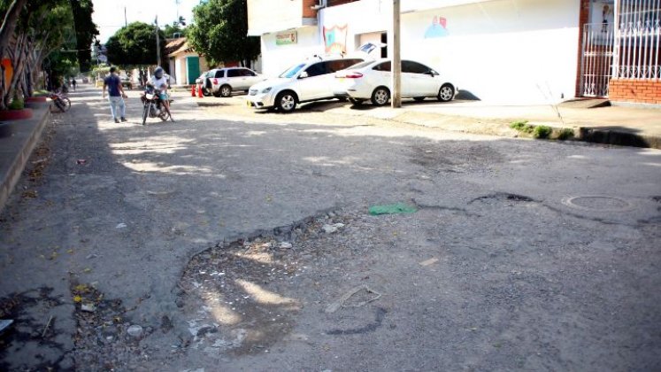 La comunidad espera una pavimentación  de sus calles./ Foto: Carlos Ramírez.