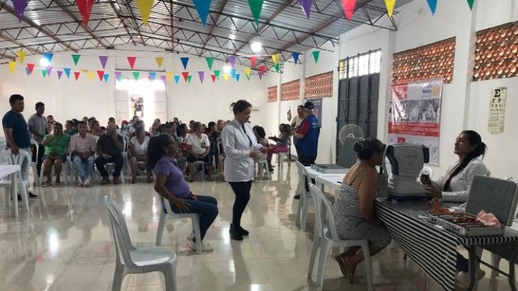 El Club Rotario de Villa del Rosario ha realizado brigadas de salud en el municipio histórico. / Foto: Cortesía.