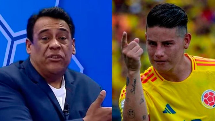 Periodista de Uruguay menospreció a Colombia y pidió pegarle codazos a James Rodríguez