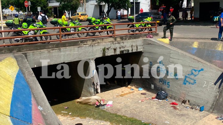 Muerto en el canal Bogotá