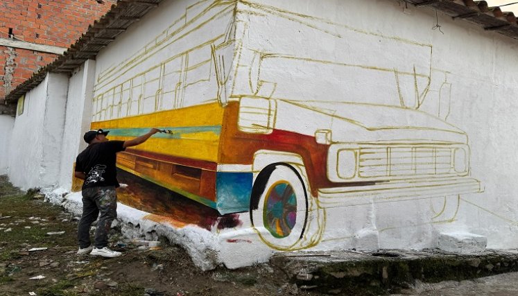 El arte se toma los sectores más deprimidos de la ciudad durante el Festival Internacional de Muralismo, Ocaña, una historia por contar.