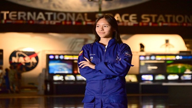 La joven estudiante Luisa Fernanda Parodi Flórez estuvo en la NASA aprendiendo los secretos del espacio.