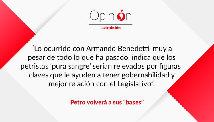 Petro volverá a sus “bases”