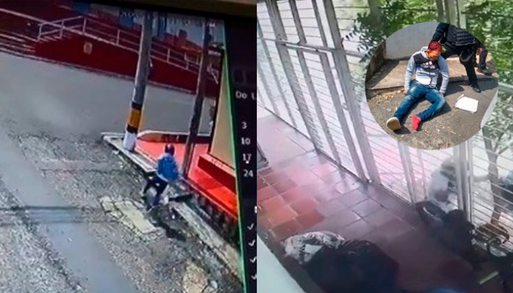 Ataque a bala en El Contento quedó registrado en cámaras de seguridad
