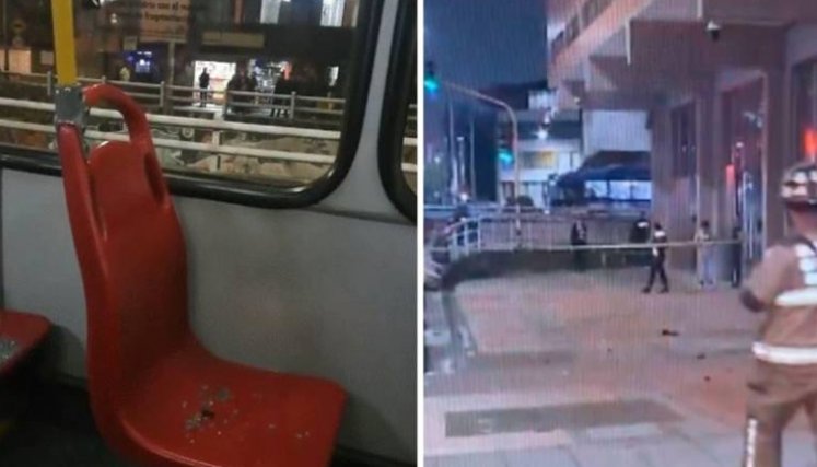 ataque en bus de Bogotá