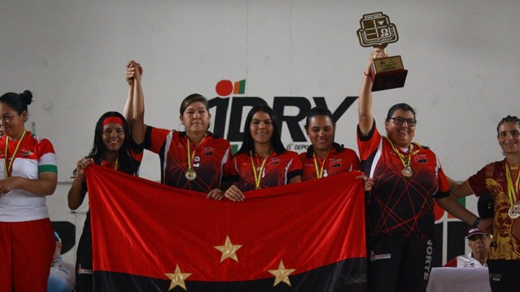 La selección Norte femenina de tejo se apuntó la medalla de oro.