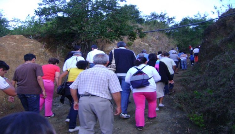 Ruta de la fe y la espiritualidad hacia el santuario Agua de la Virgen de Ocaña.