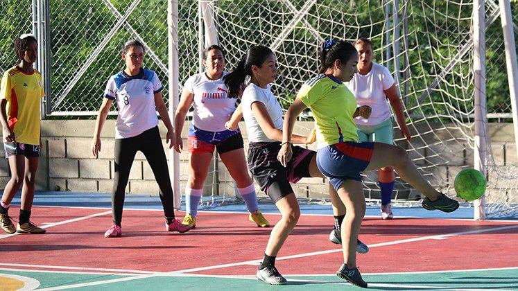 Entre las jugadoras, había mujeres migrantes, colombianas retornadas y miembros de comunidades de acogida.