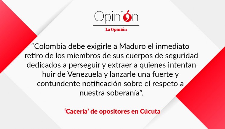 ‘Cacería’ de opositores en Cúcuta