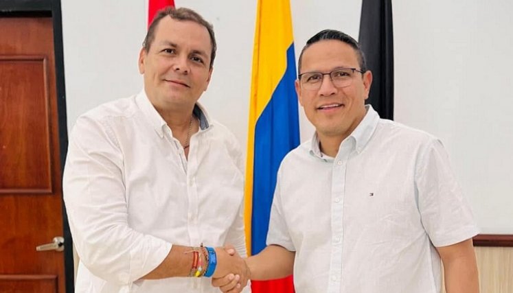 William Correa (izquierda), director del IMRD.