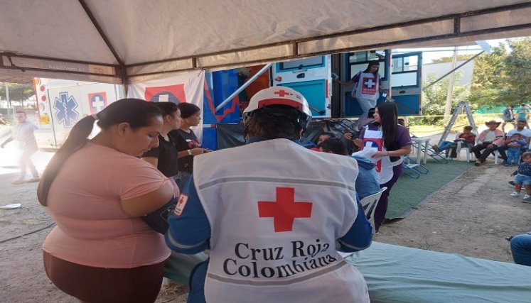 En los albergues se adelanta la atención integral a los desplazados por la violencia.