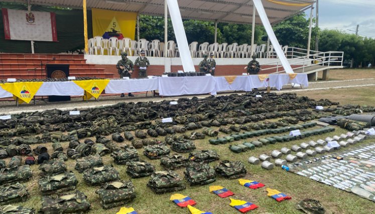 Incautación de arsenal de las Farc