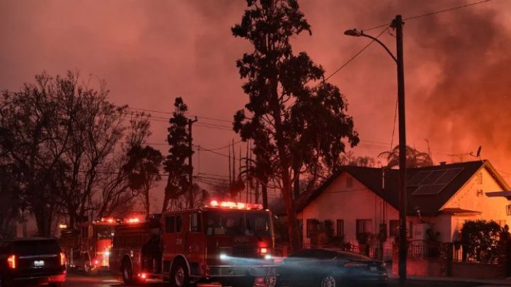 Los devastadores incendios comenzaron el pasado 9 de enero./ Foto tomada New York Times.