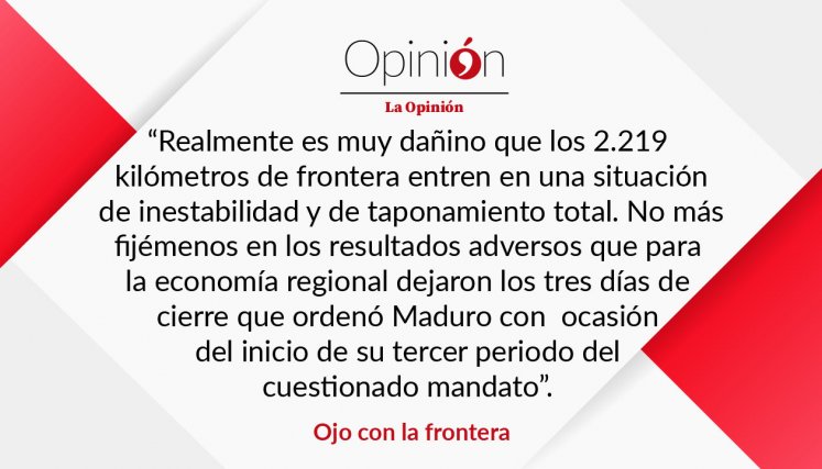 Ojo con la frontera