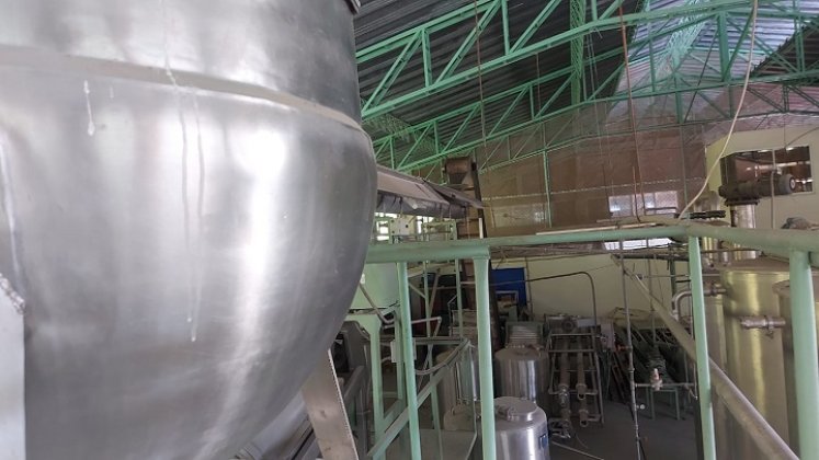 Los equipos de la Planta Procesadora de Tomates y Frutas se oxidan en una bodega del centro de Acopio de Ocaña.