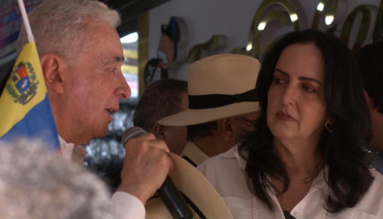 Álvaro Uribe y Maria Fernanda Cabal en Cúcuta