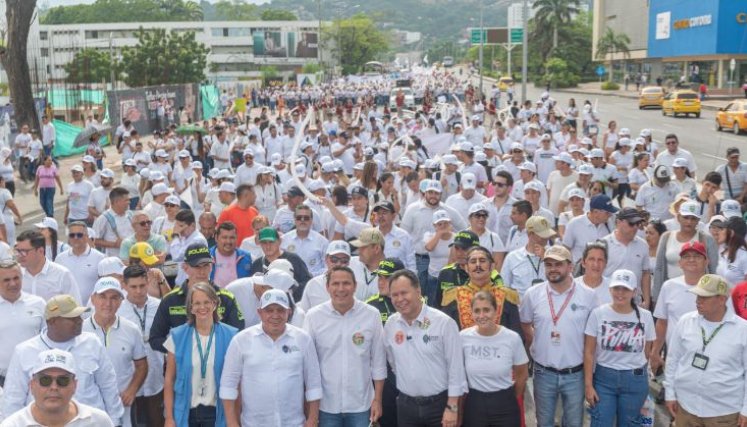 Tanto el gobernadoir William Villamizar, como el alcalde Jorge Acevedo abogan por la paz y la seguridad/Foto cortesía