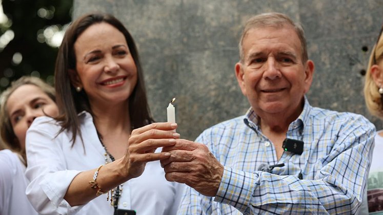 María Corina Machado y Edmundo González