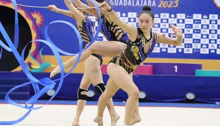 Adriana Lucía Mantilla, gimnasta cucuteña de modalidad ritmica.