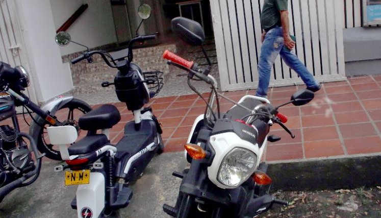 Motocicletas eléctricas en Cúcuta . / Foto: Carlos Ramírez / La Opinión 