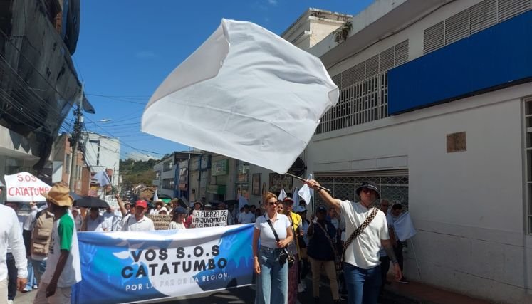 Los jóvenes del Catatumbo claman por la paz.