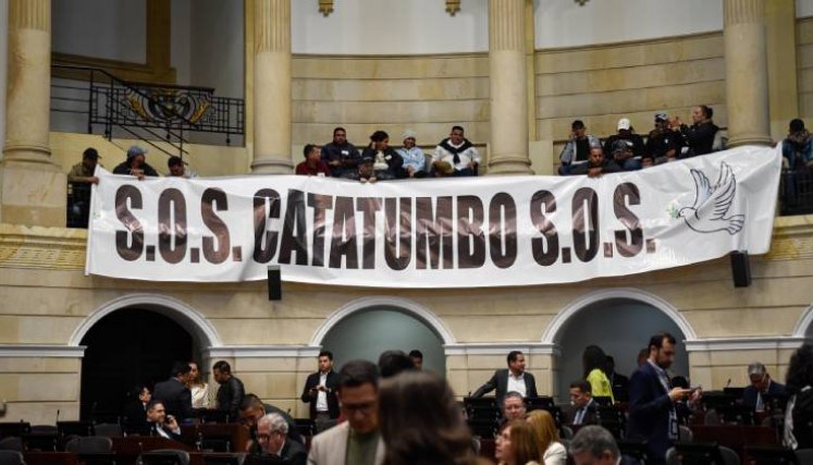 La situación del Catatumbo fue objeto de discusión en el Congreso de la República./Foto archivo Colprensa