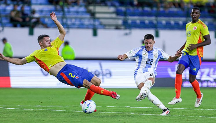 Colombia vs. Argentina, Sudamericano Sub-20. 