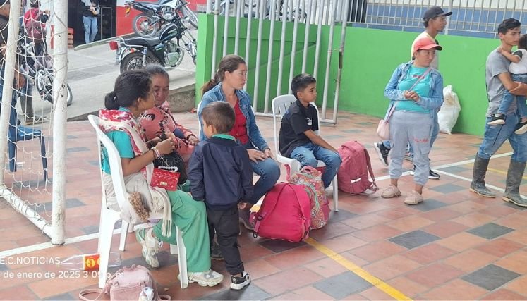 A cuenta gotas llegan desplazados a Ocaña.