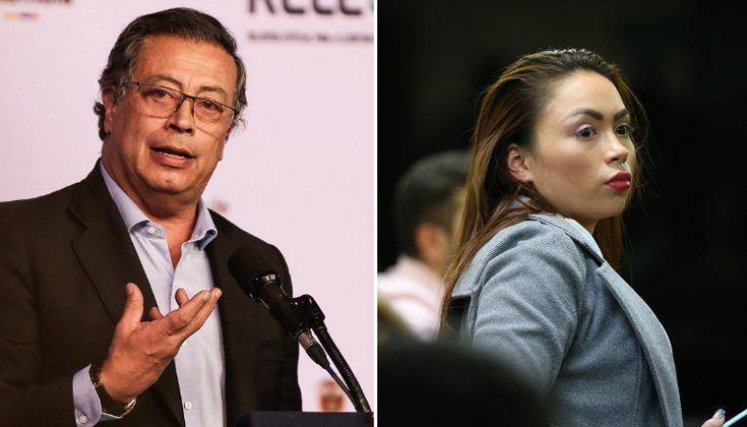 Gustavo Petro y Laura Sarabia