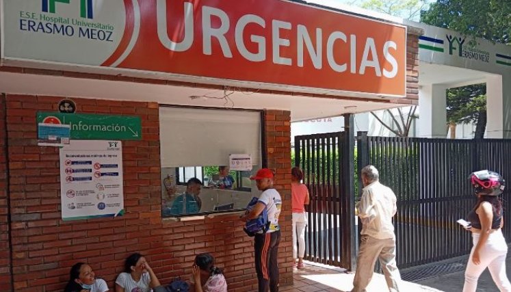 El menor se encuentra en las instalaciones del Hospital Universitario Erasmo Meoz. 