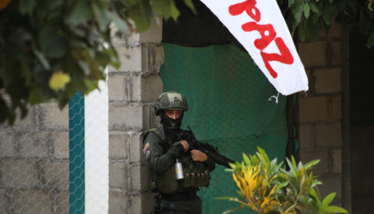 La militarización es evidente en el Catatumbo.