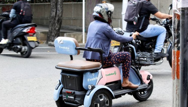 Motocicletas eléctricas en Cúcuta . / Foto: Carlos Ramírez / La Opinión 