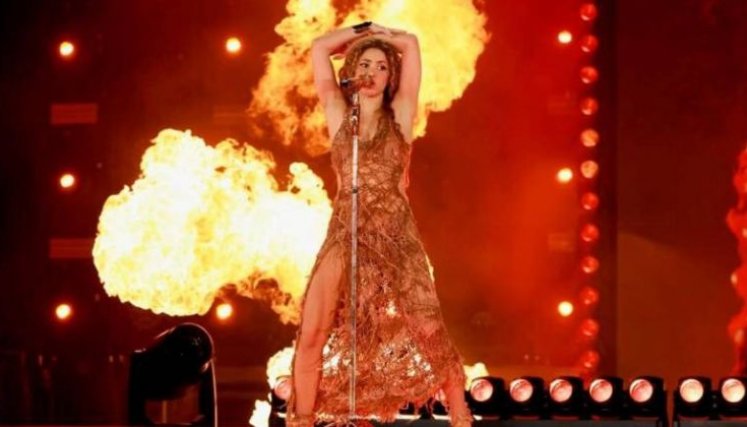 Shakira en Colombia. / Foto: Colprensa