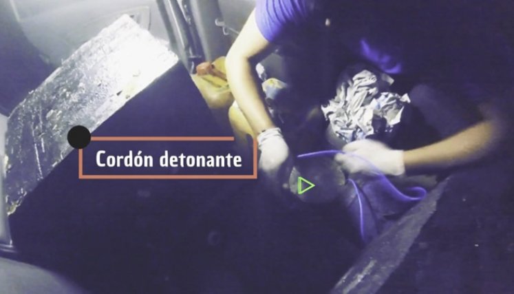 En redes sociales compartieron un video del explosivo que destruyó el peaje en Villa del Rosario.