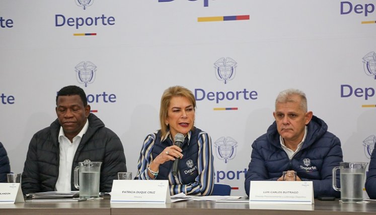 Patricia Duque, ministra del deporte, tiene tarea difícil.