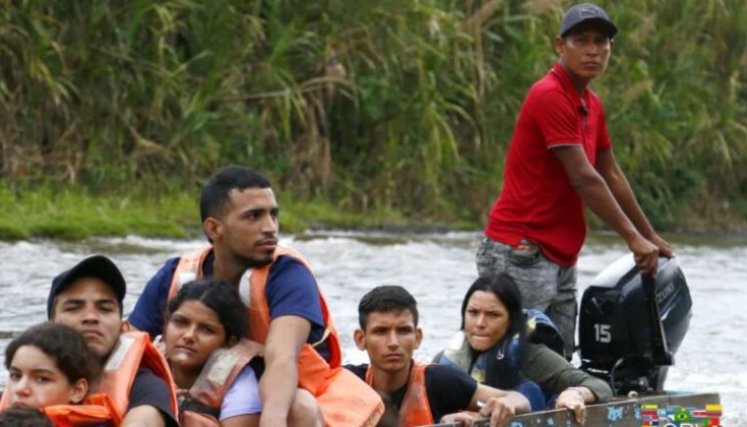 Las rutas marítimas improvisadas que han usado cientos de migrantes en las últimas semanas para llegar a Colombia comienzan en dos puntos: uno en la comarca de Guna Yala y otro en la provincia de Colón, en Panamá. /Foto: redes sociales 