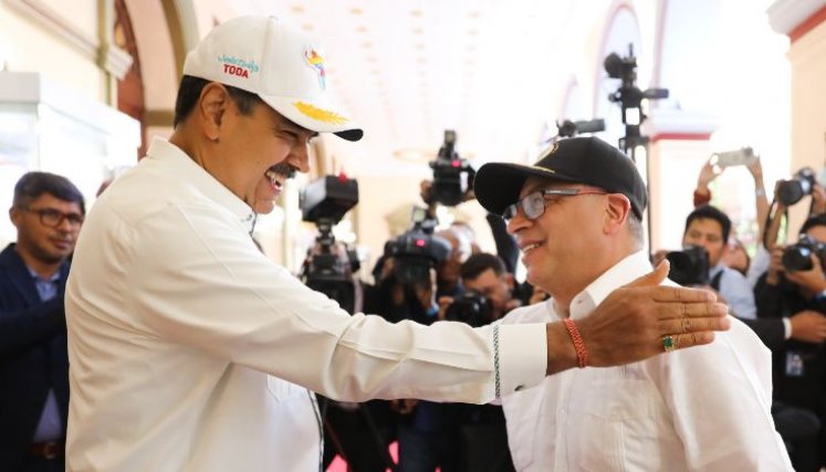 Petro y Nicolás Maduro. 