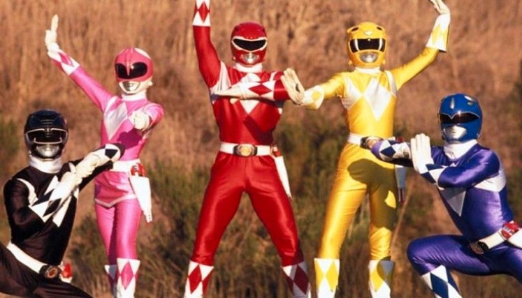 Los Power Rangers. Foto tomada de internet