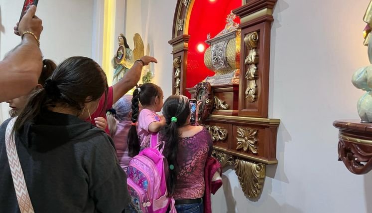 Peregrinos claman a la virgen de la Torcoroma por la paz del Catatumbo.