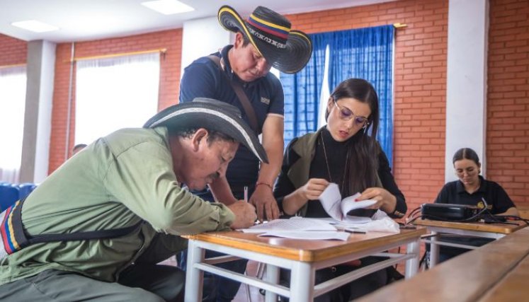 Campesinos de Ábrego se comprometieron a conservar sus territorios/Foto cortesía