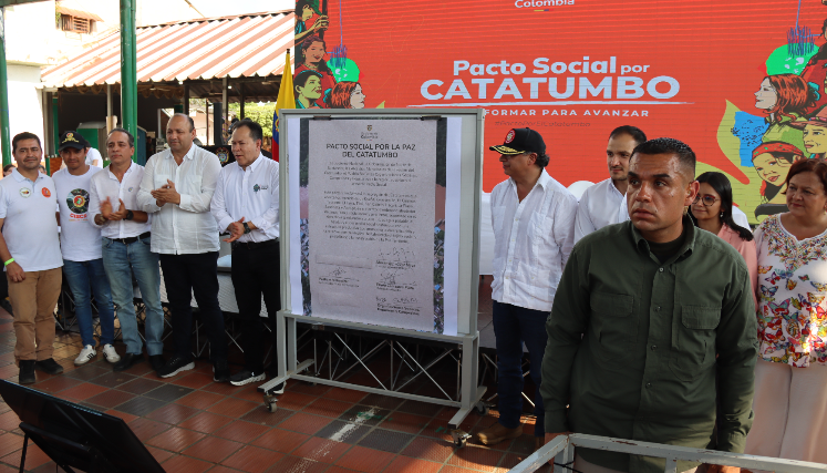 La última visita de Petro fue para la firma del Pacto Catatumbo.