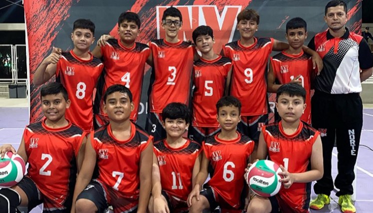 El sexteto masculino Sub-13 también estará en el nacional.