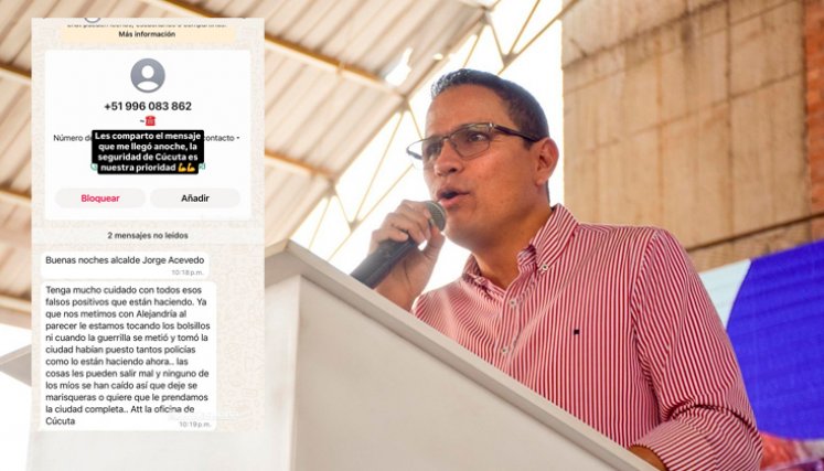 Amenaza a Jorge Acevedo