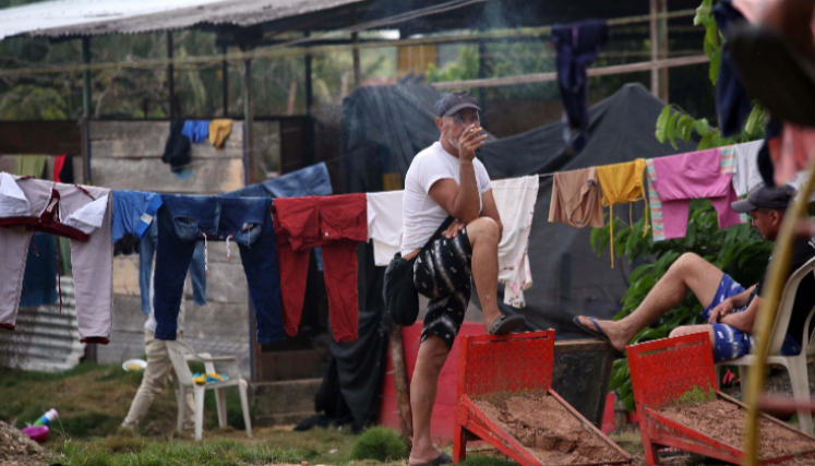 Víctimas de desplazamiento forzado del Catatumbo.