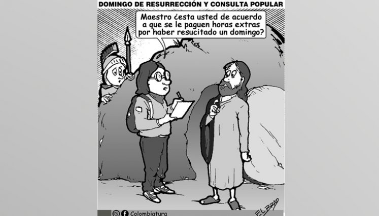 Caricatura del domingo 20 de abril del 2025