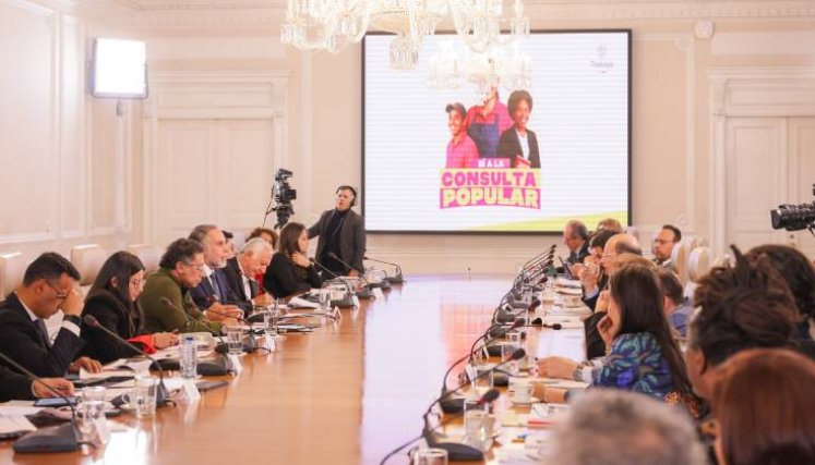 El presidente Gustavo Petro está decidido a sacar adelante la consulta popular para aprobar la reforma laboral./Foto cortesía