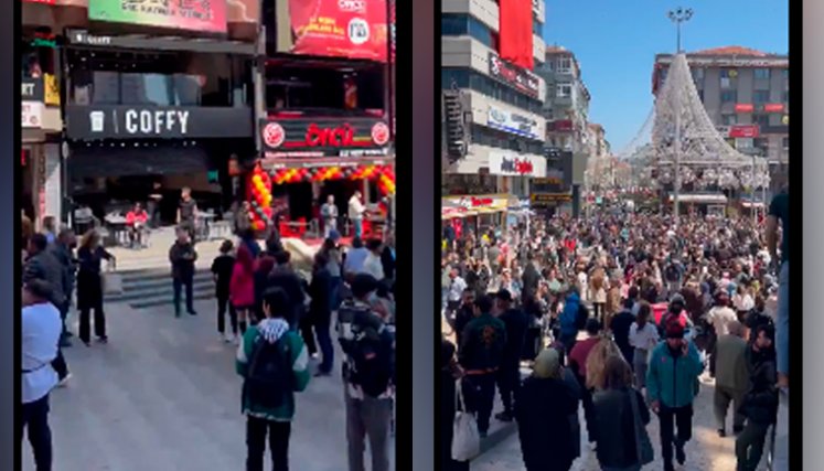 Sismo en Estambul. Foto: captura de pantalla