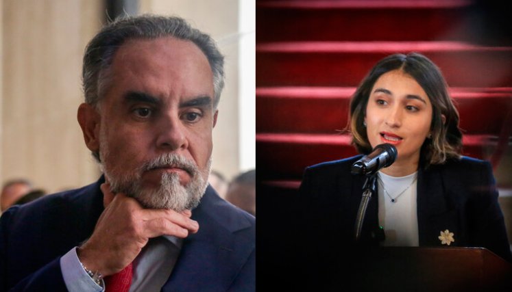 Armando Benedetti y Laura Sarabia