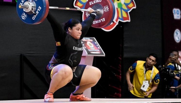 Yairan Sofía Tysforod Rivas, campeona mundial juvenil en los +87 kilos. 